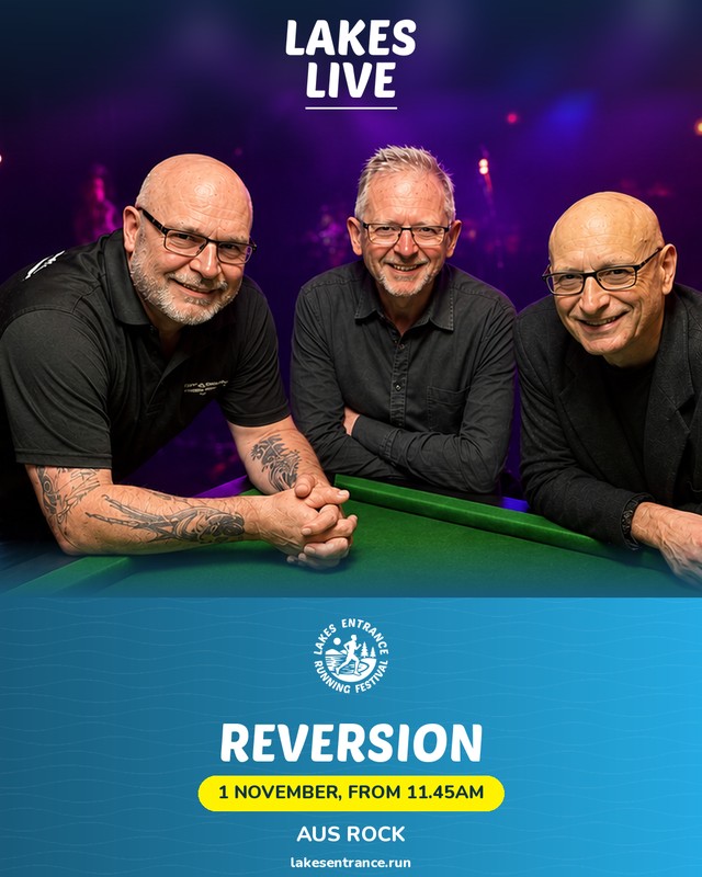 Reversion, Aus Rock, performing at Lakes Live